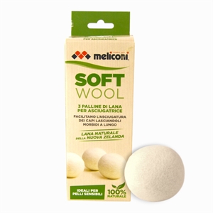 Tørrebolde i uld for skånsom tørretumbling Universal.